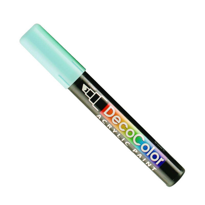 UCHIDA 315-C-74 Marvy Deco Color Chisel Tip Acrylic Paint Marker, Aquamarine